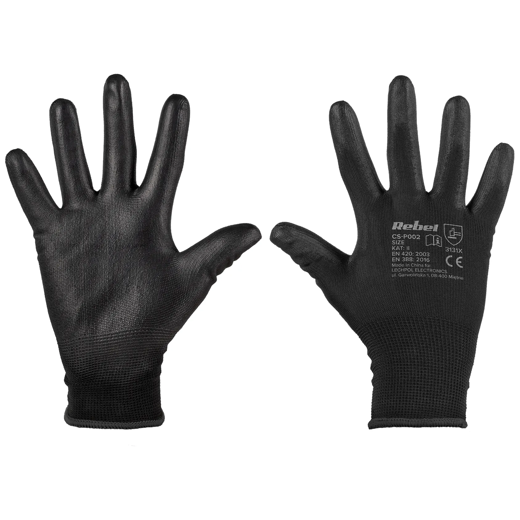 Rękawice robocze poliuretanowe CS-P002 r.10 XL (10kpl.) - obrazek 3
