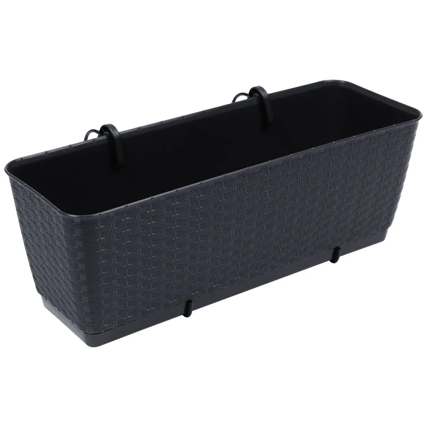Doniczka rattanowa z hakami Ratolla DRL500PW antracyt