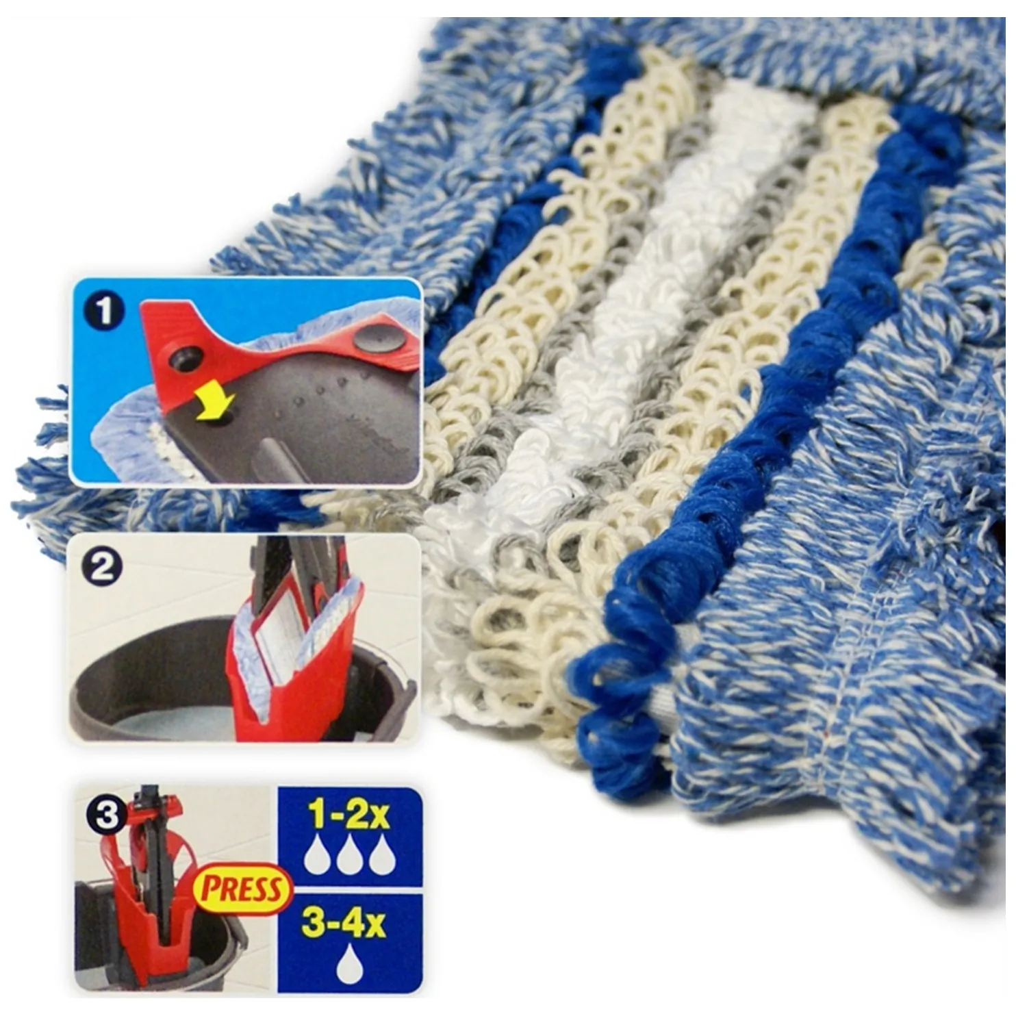 Wkład do mopa Vileda Ultramax Micro Cotton - obrazek 5