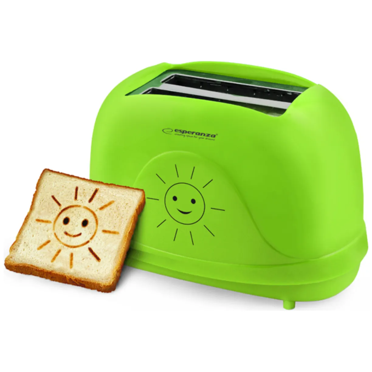 EKT003 Toster Smiley zielony - obrazek 3