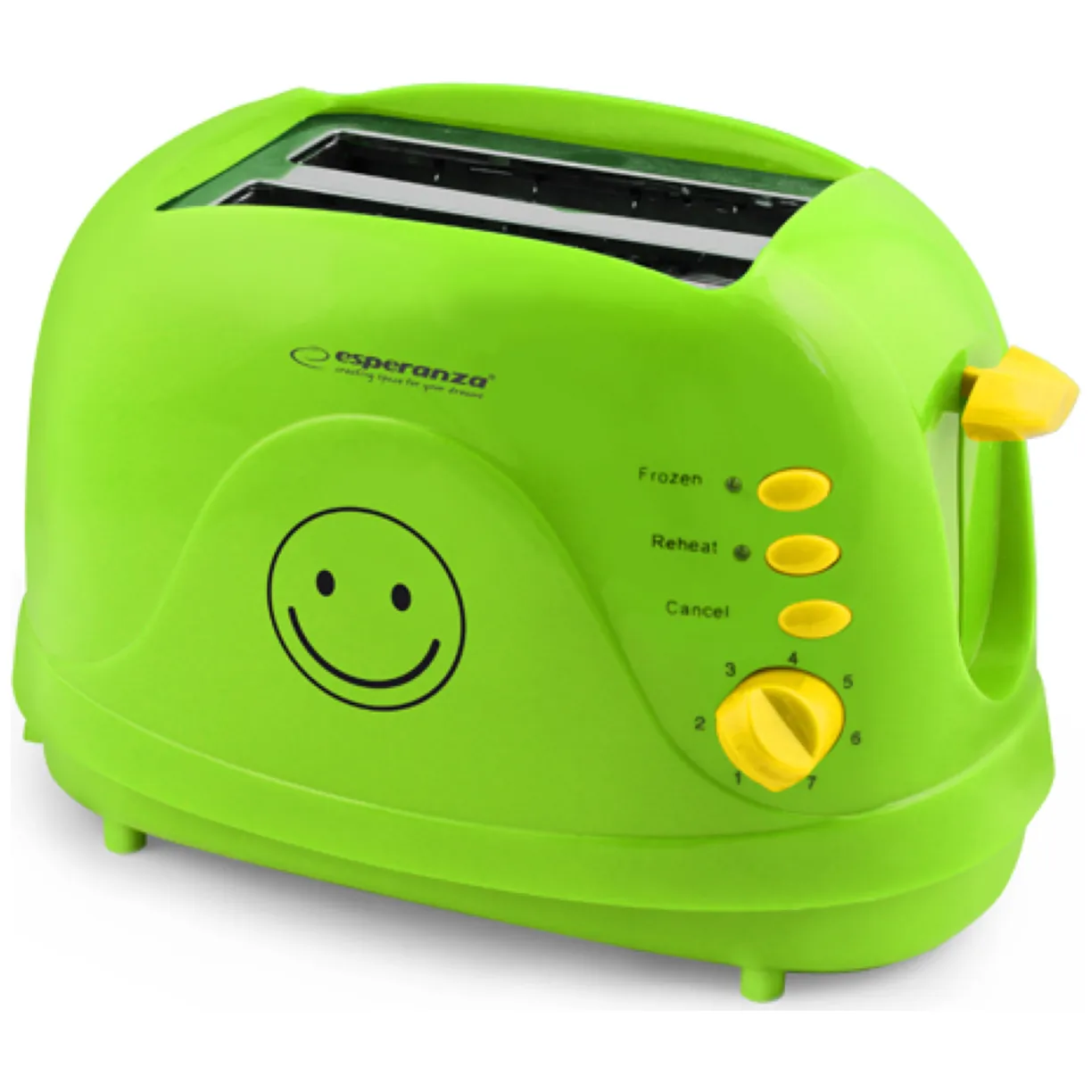 EKT003 Toster Smiley zielony