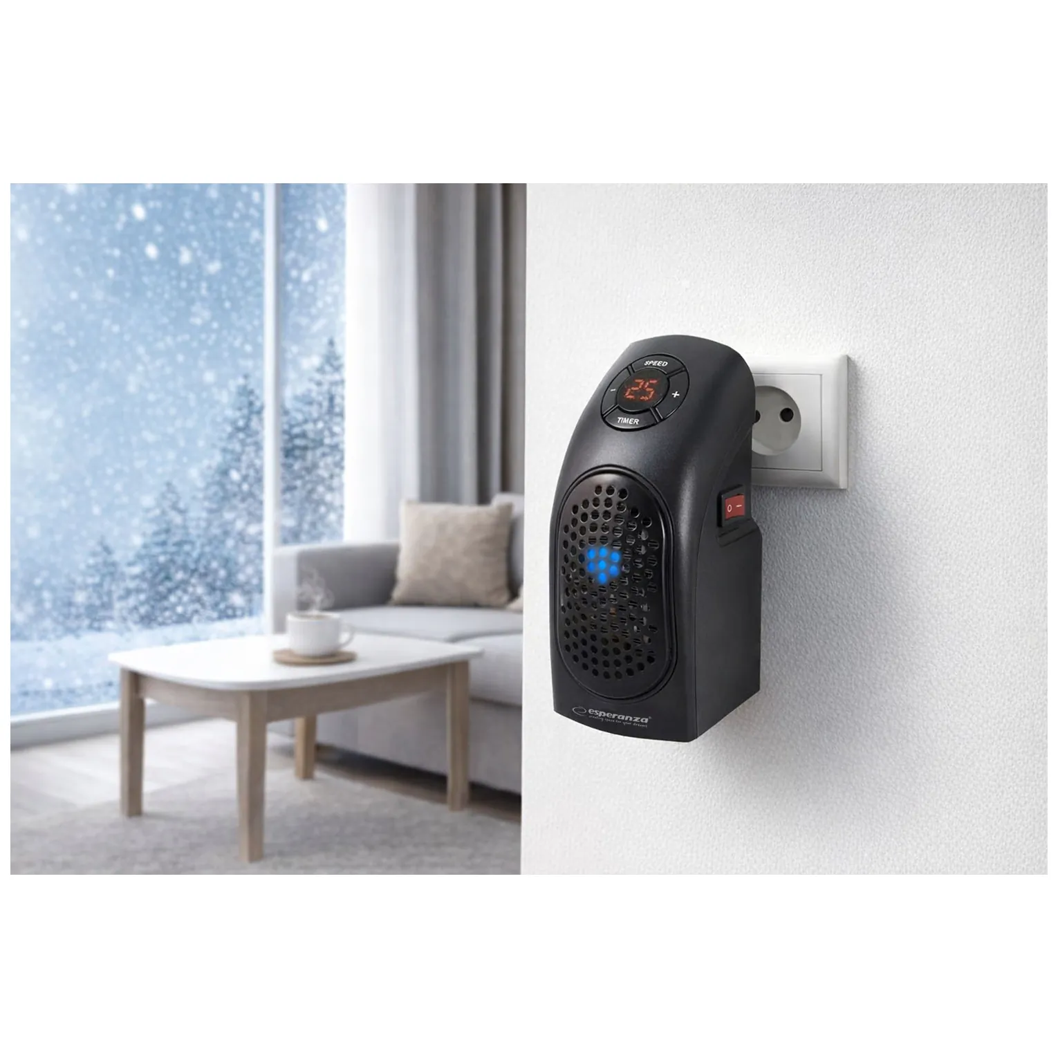 EHH007 Esperanza termowentylator mini 400w kalahari - obrazek 4