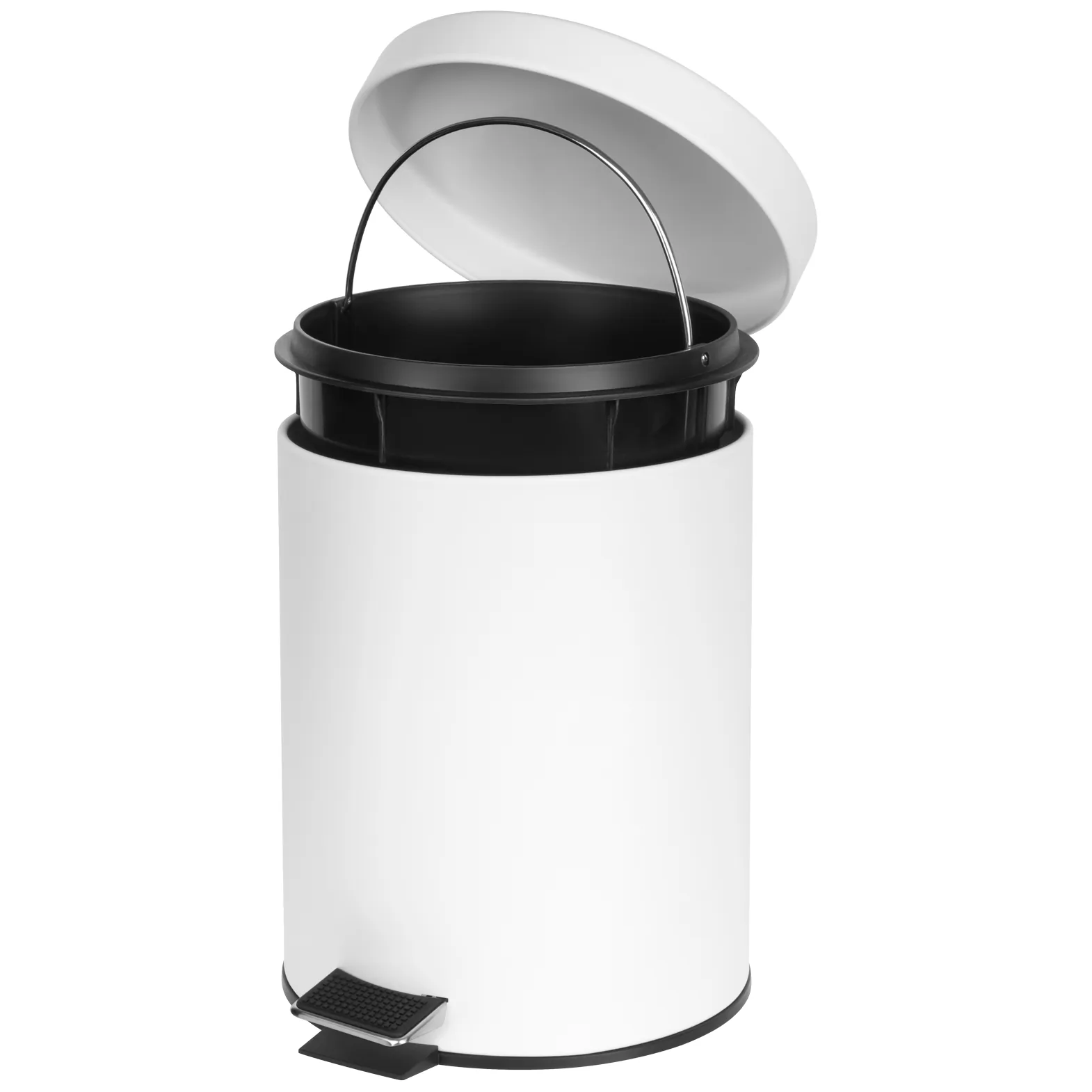Kosz na śmieci łazienkowy 3 l (biały) - obrazek 3