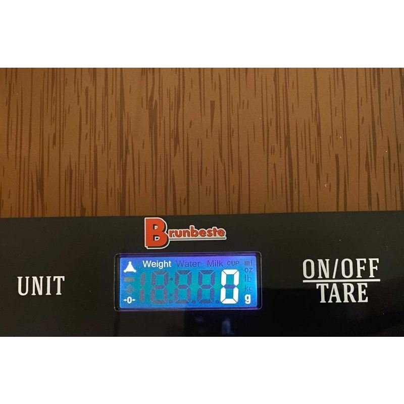 ELEKTRONICZNA SZKLANA WAGA KUCHENNA LCD do 5kg - obrazek 2