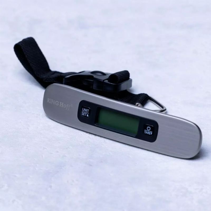 ELEKTRONICZNA WAGA BAGAŻOWA 1-50kg KINGHOFF KH-1820 - obrazek 3