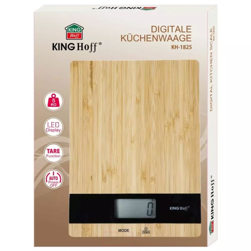 ELEKTRONICZNA WAGA KUCHENNA BABUSOWA KINGHOFF KH-1825 - obrazek 5
