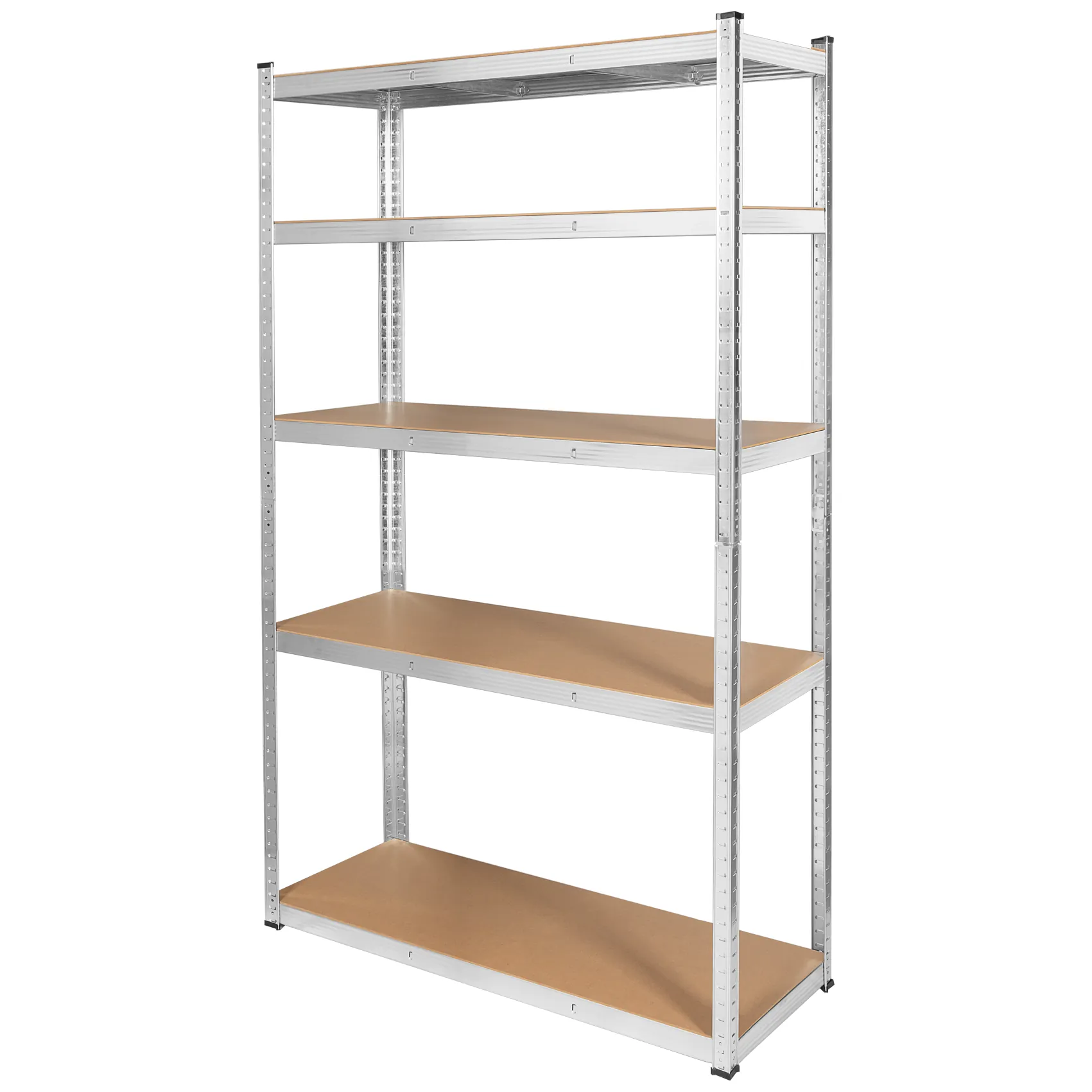 Regał metalowy magazynowy 205x120x45 srebrny Rebel - obrazek 3