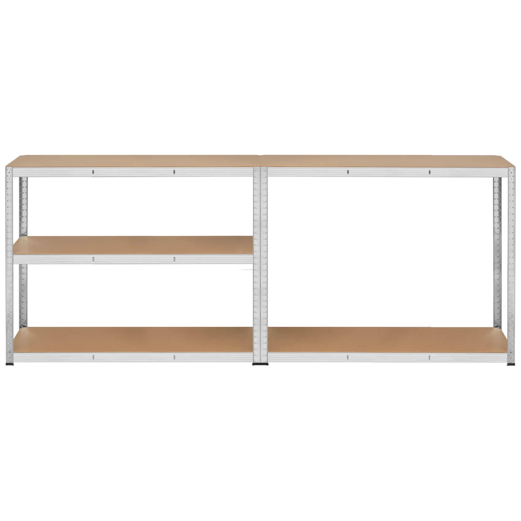 Regał metalowy magazynowy 205x120x45 srebrny Rebel - obrazek 6