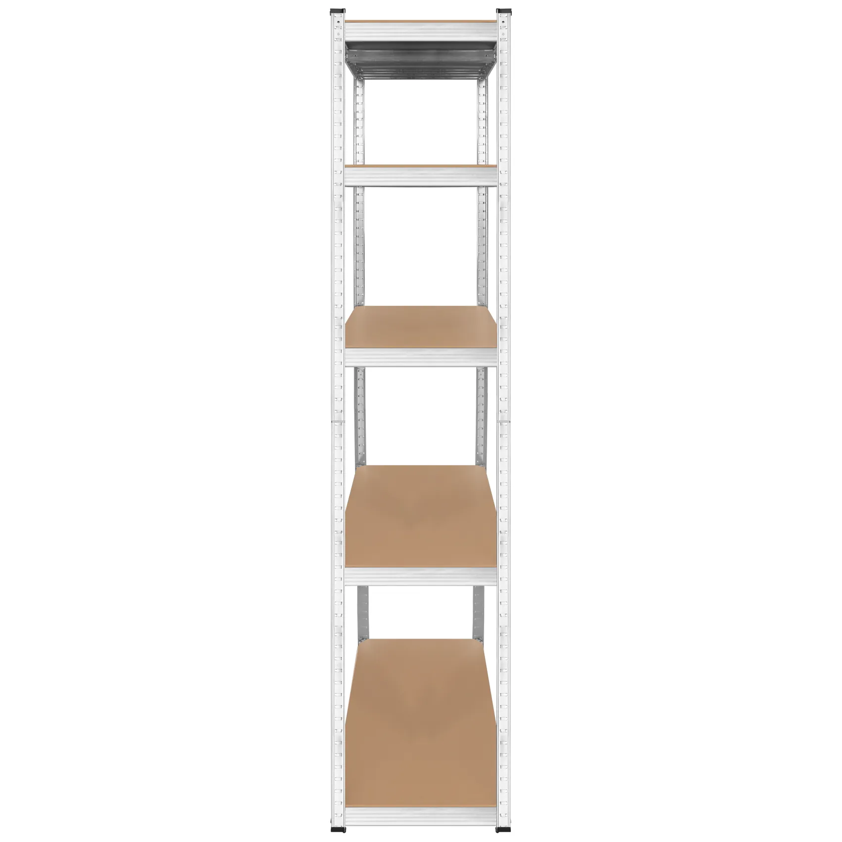 Regał metalowy magazynowy 205x120x45 srebrny Rebel - obrazek 5