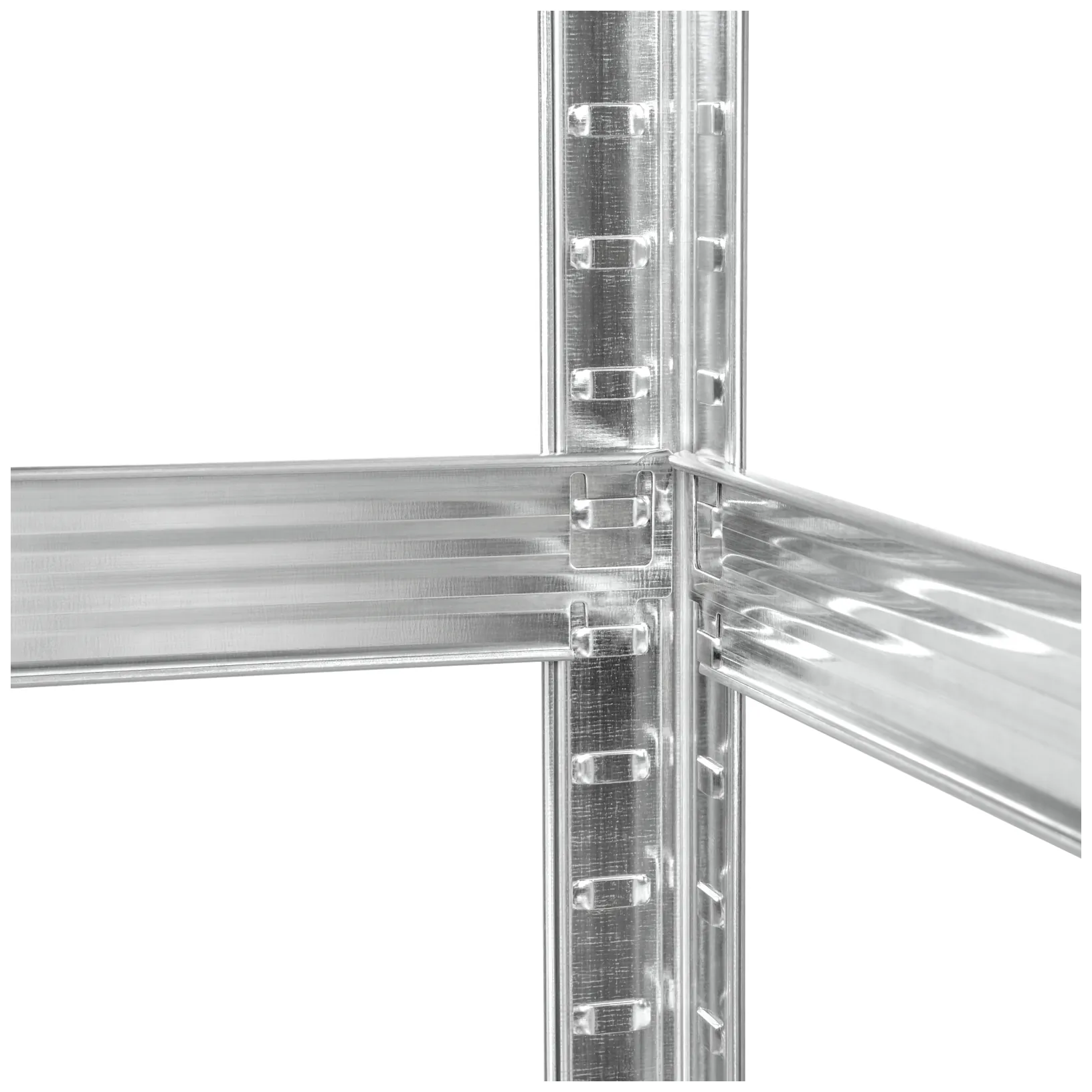 Regał metalowy magazynowy 205x120x45 srebrny Rebel - obrazek 7