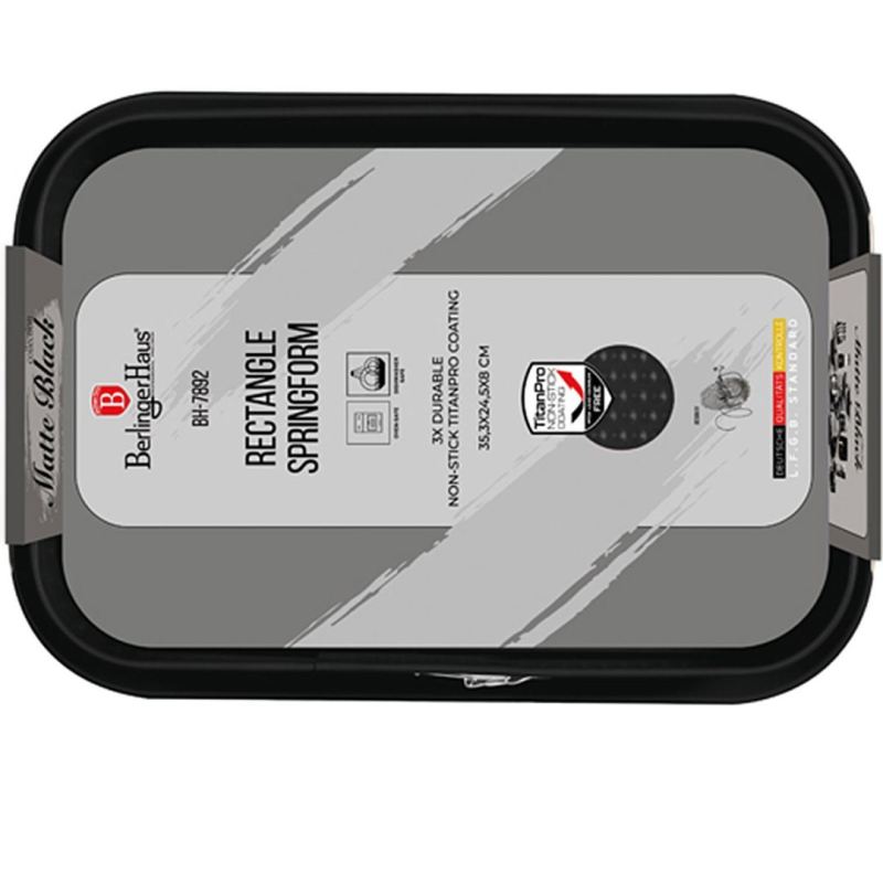 ROZPINANA FORMA DO CIASTA BERLINGER HAUS BH-7892 MATTE BLACK - obrazek 3