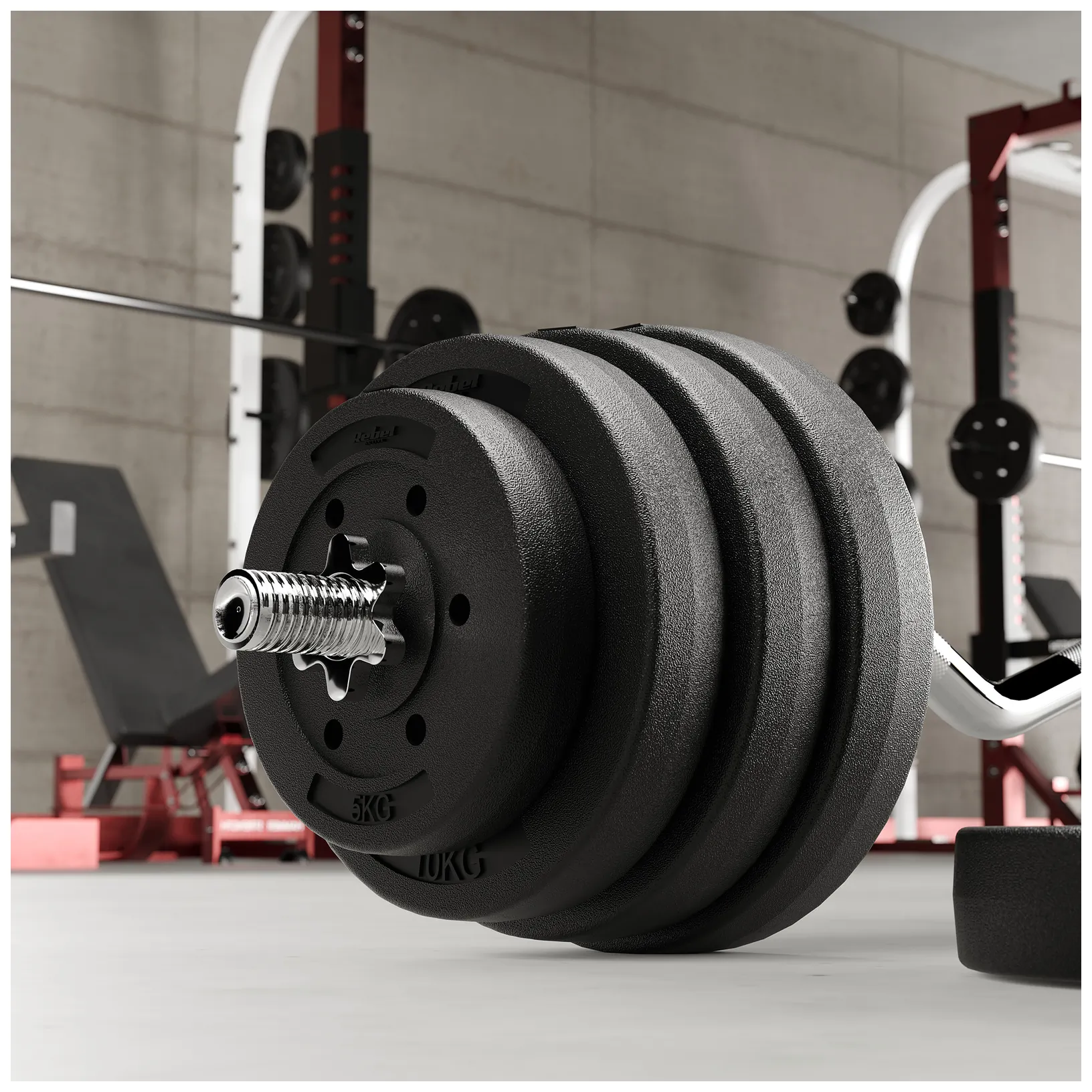 Obciążenie bitumiczne zestaw 2x15kg, otwór 31mm, REBEL ACTIVE - obrazek 5