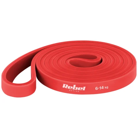Guma do ćwiczeń lateksowa - Power Band PL-2, czerwona 6-14 kg REBEL ACTIVE