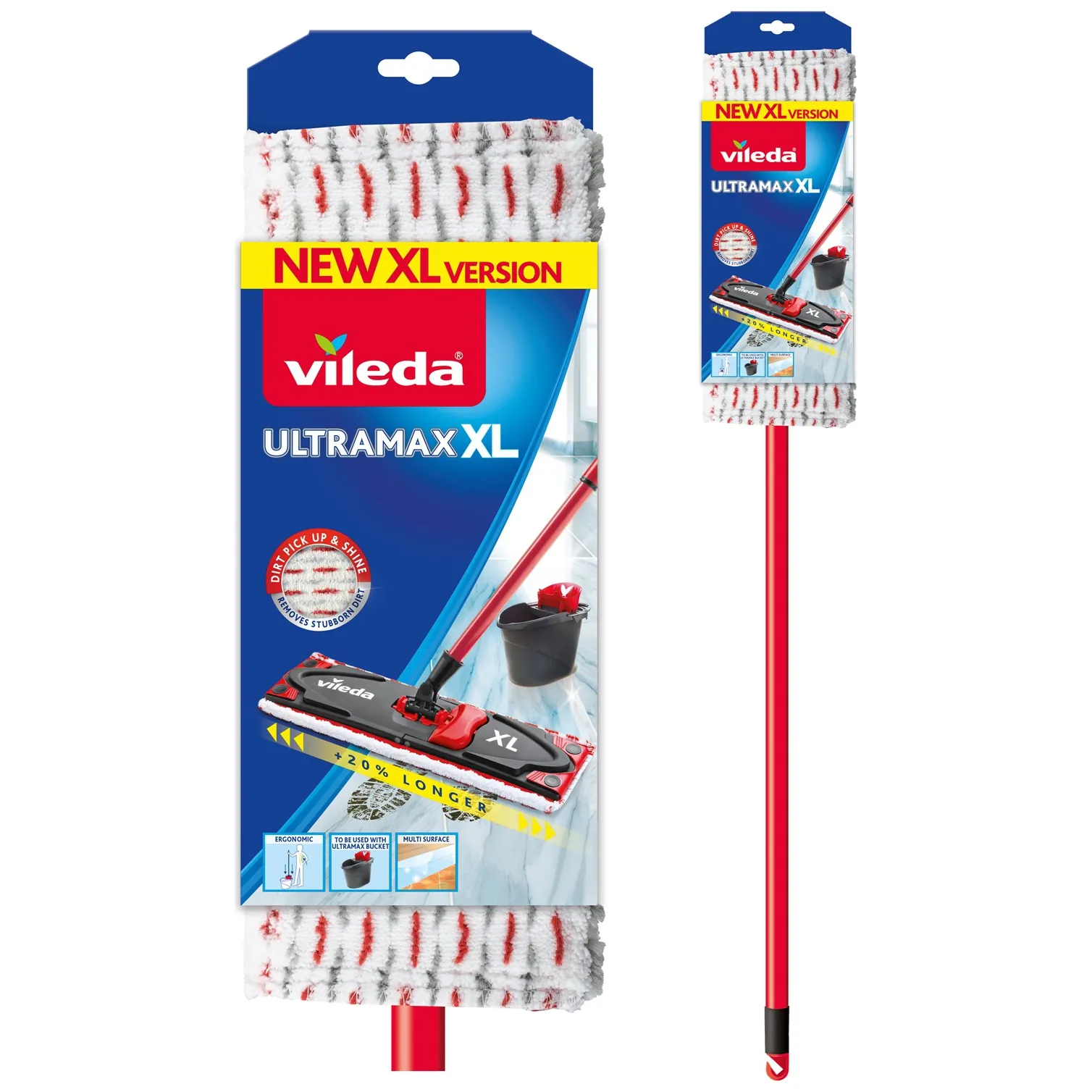 Mop płaski z drążkiem teleskopowym Vileda Ultramax XL