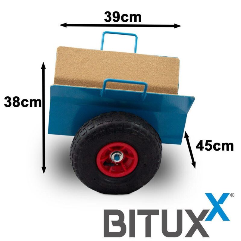 Wózek Transportowy z Regulacją do Płyt OSB GK MDF 275 kg Koła 26 cm - obrazek 2