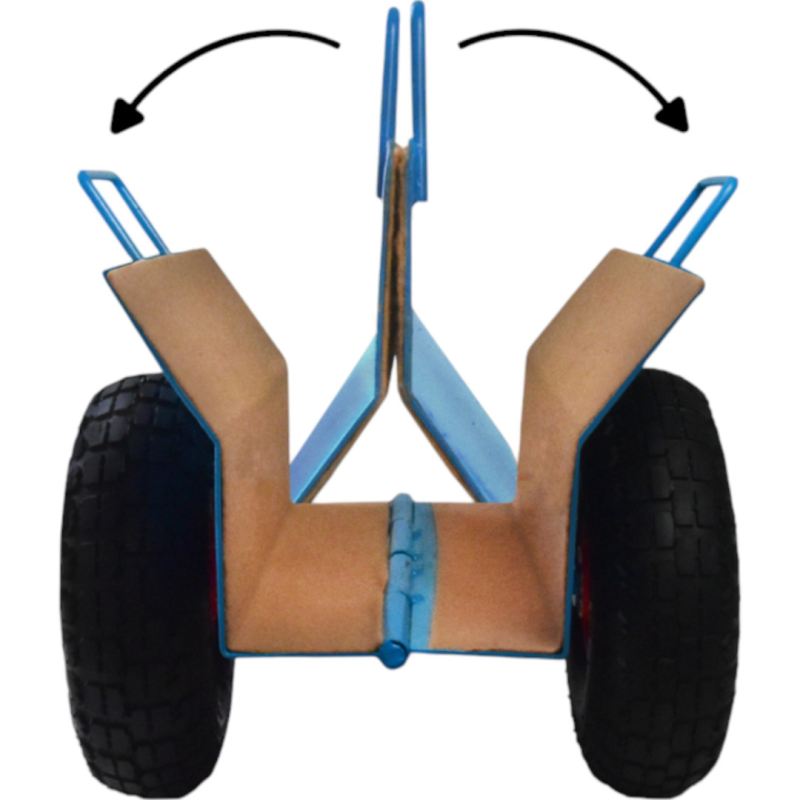 Wózek Transportowy z Regulacją do Płyt OSB GK MDF 275 kg Koła 26 cm - obrazek 10
