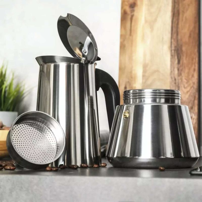 KAWIARKA ZAPARZACZ DO KAWY 450ml KINGHOFF KH-1046 INDUKCJA - obrazek 6