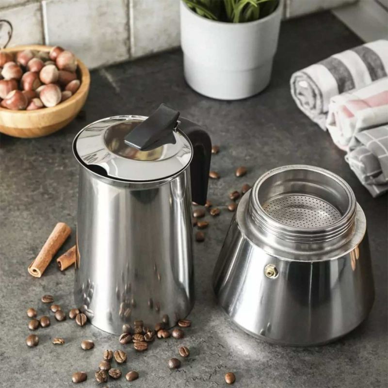 KAWIARKA ZAPARZACZ DO KAWY 450ml KINGHOFF KH-1046 INDUKCJA - obrazek 7