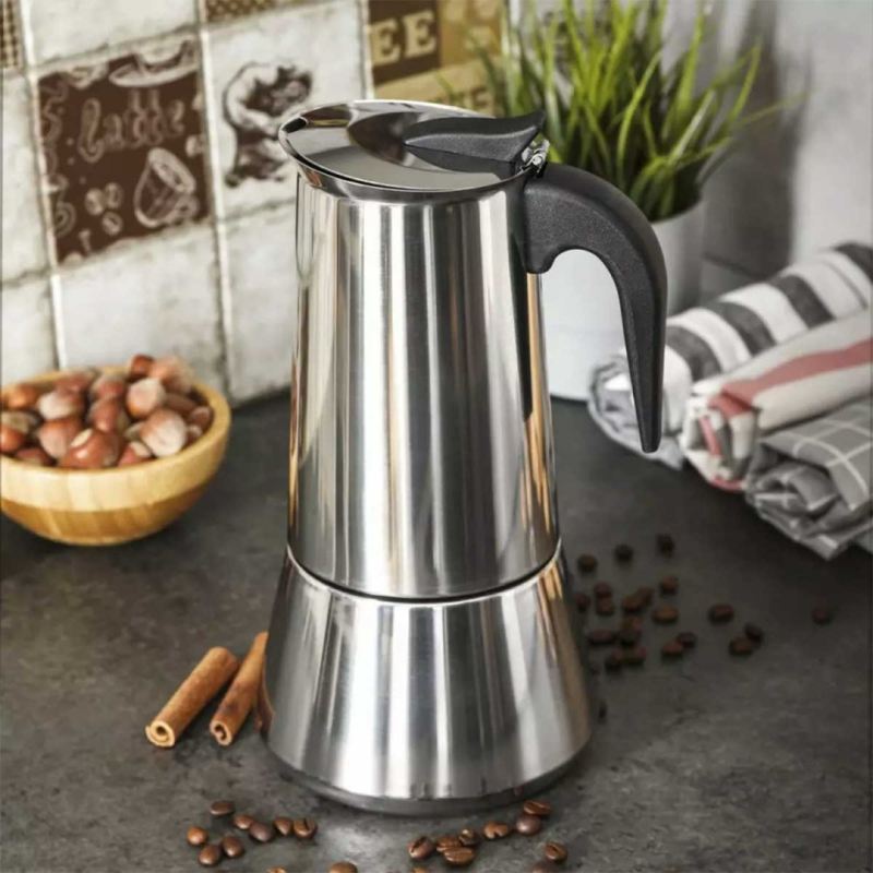 KAWIARKA ZAPARZACZ DO KAWY 600ml KINGHOFF KH-1047 INDUKCJA - obrazek 8