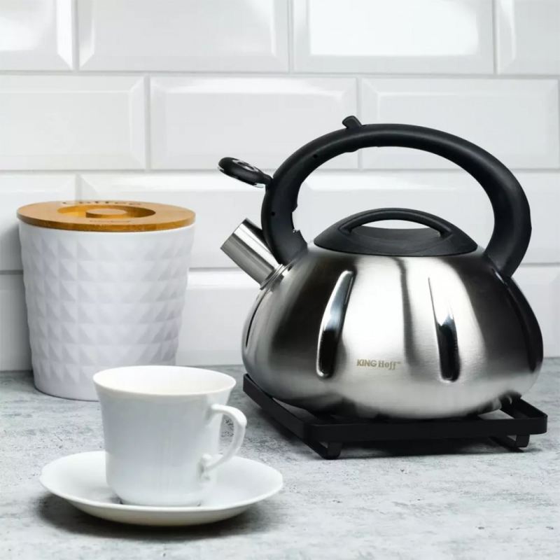 KINGHOFF CZAJNIK Z GWIZDKIEM 3L KH-3290 - obrazek 2