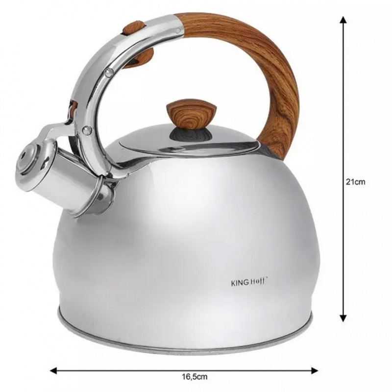 KINGHOFF CZAJNIK Z GWIZDKIEM 2,0L KH-3782 - obrazek 3