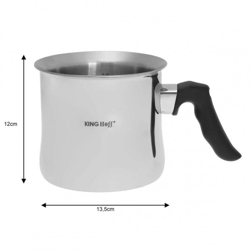 KINGHOFF GARNEK DO MLEKA 1L KH-3108 - obrazek 3