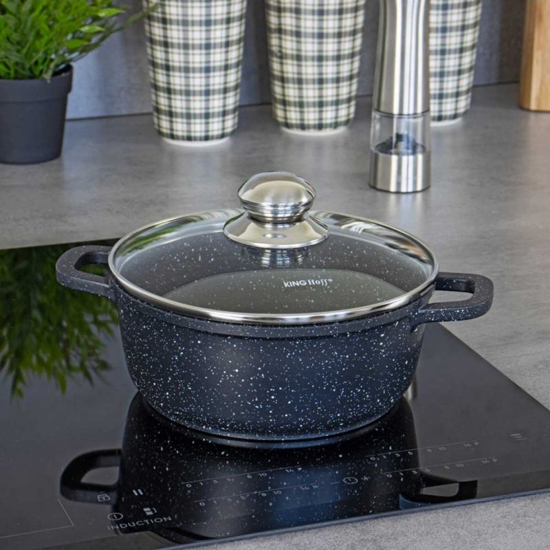 KINGHOFF GARNEK MARMUROWY 16cm KH-1592 1,3L - obrazek 2