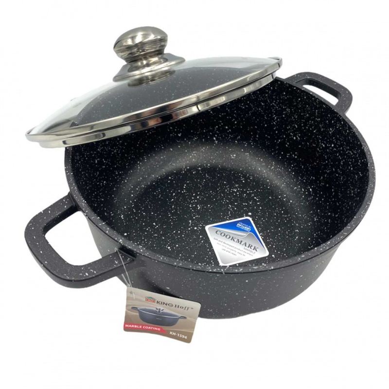 KINGHOFF GARNEK MARMUROWY 16cm KH-1592 1,3L - obrazek 3