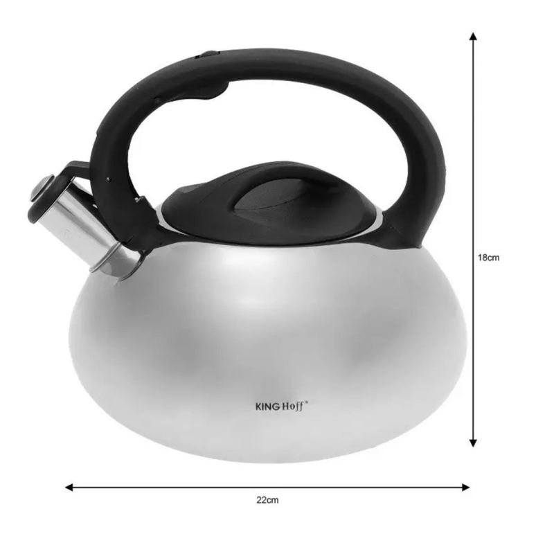 KINGHOFF CZAJNIK Z GWIZDKIEM 3.0L KH-3262 - obrazek 3