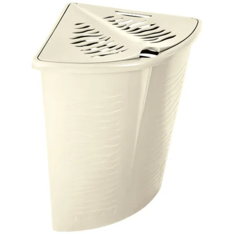 Narożny kosz na bieliznę Zebra 45L BranQ beżowy