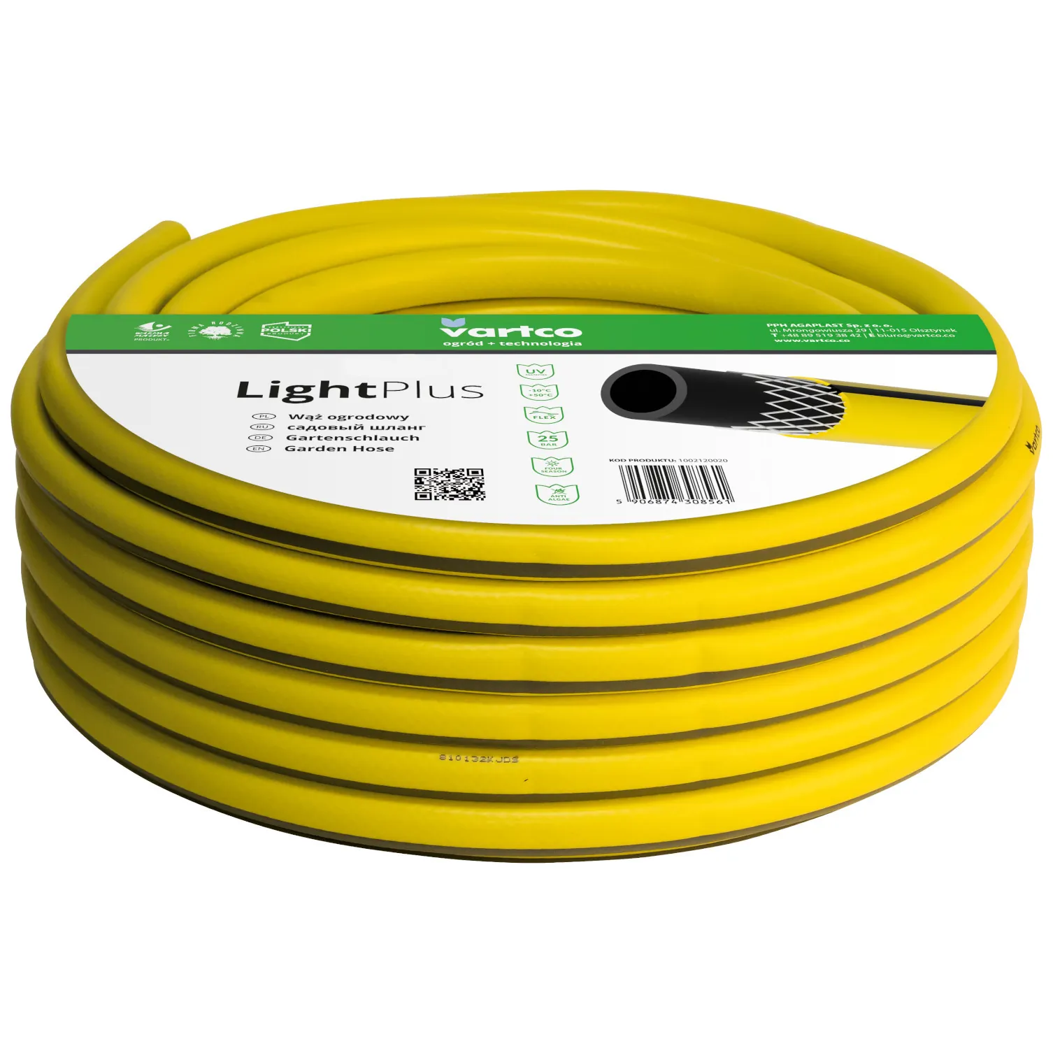 Wąż ogrodowy Vartco Light Plus 3/4" 20m