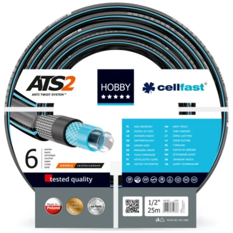 Wąż ogrodowy Cellfast Hobby ATS2 1/2" 25m