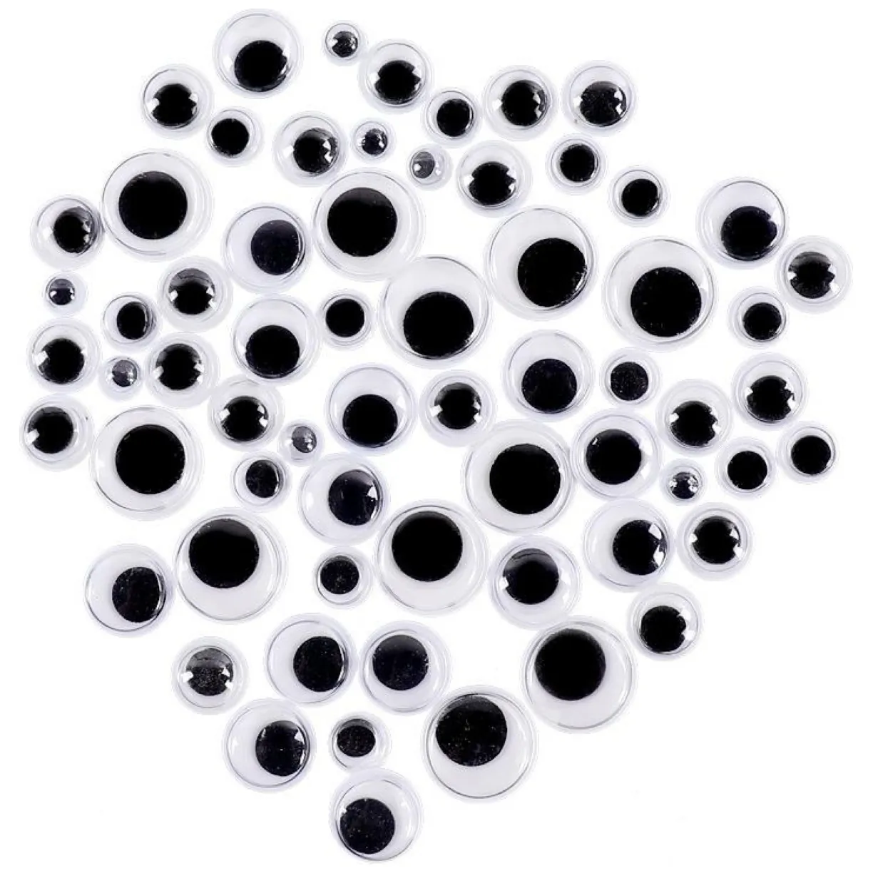 DA502 Samoprzylepne ruchome oczka 500szt - obrazek 3