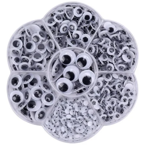 DA502 Samoprzylepne ruchome oczka 500szt