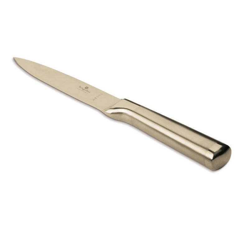 STALOWY NÓŻ UNIWERSALNY BERLINGER HAUS 12,5cm BH-2932 GOLD - obrazek 4