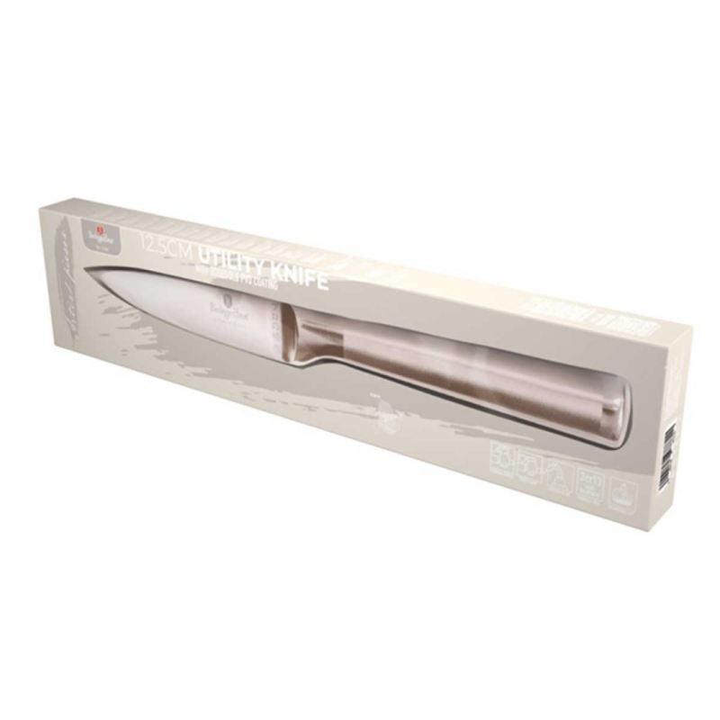 STALOWY NÓŻ UNIWERSALNY BERLINGER HAUS 12,5cm BH-2938 ROSE GOLD - obrazek 6