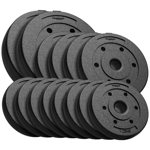 Obciążenie bitumiczne zestaw 30kg ( 8x1.25kg + 4x2.5kg + 2x5kg ), otwór 31mm, REBEL ACTIVE