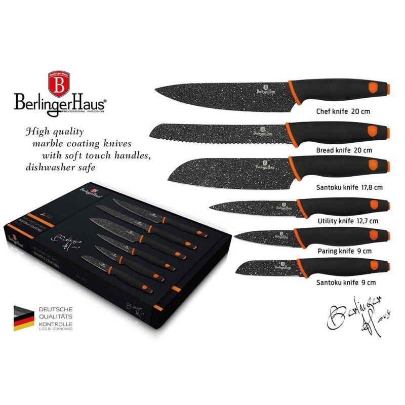 ZESTAW 6 NOŻY KUCHENNYCH BERLINGER HAUS BH-2111 - obrazek 3