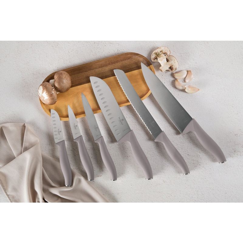 ZESTAW 6 NOŻY KUCHENNYCH BERLINGER HAUS BH-2953 TAUPE - obrazek 2