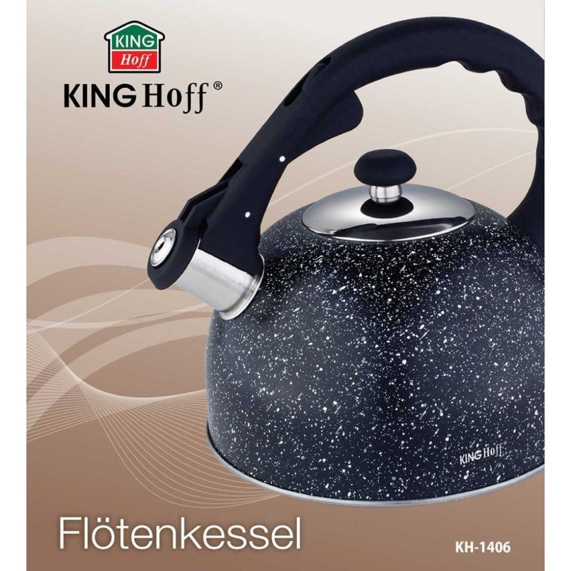 CZAJNIK Z GWIZDKIEM 2,6L KINGHOFF KH-1406 MARBLE - obrazek 2