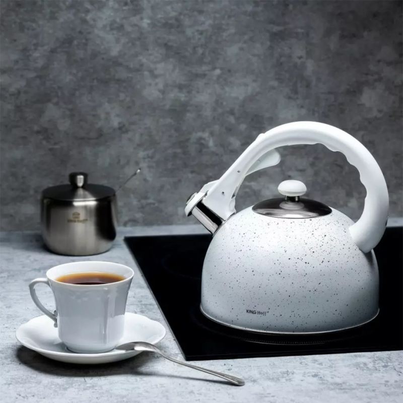 CZAJNIK Z GWIZDKIEM 2,6L KINGHOFF KH-1407 MARBLE - obrazek 3