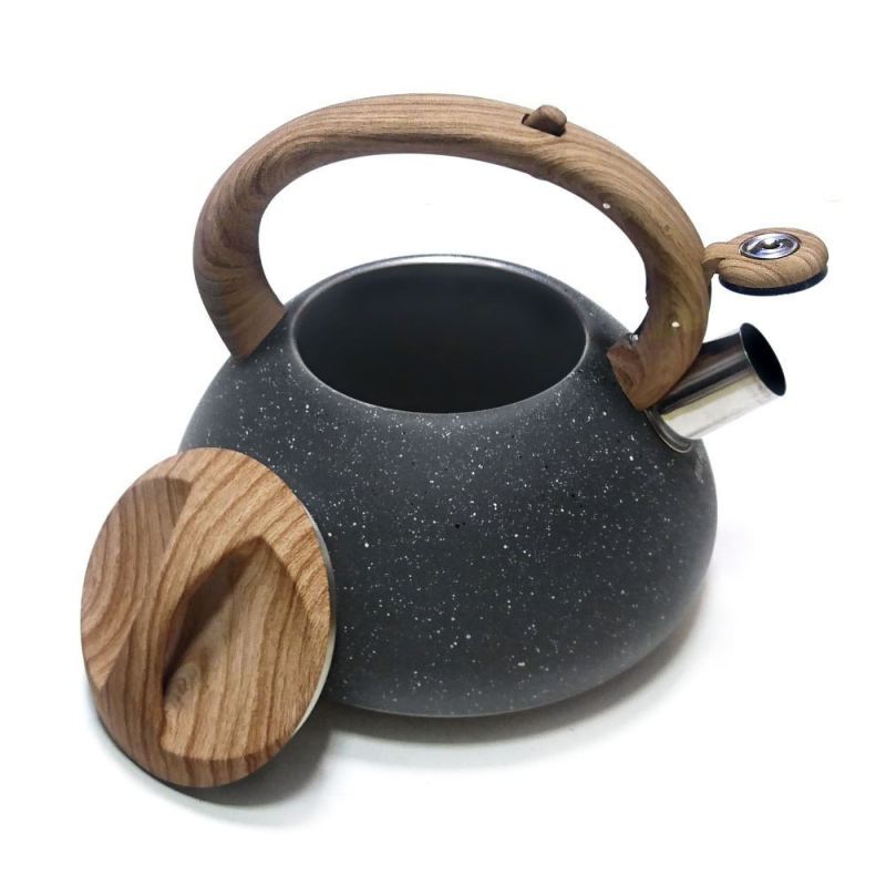 CZAJNIK Z GWIZDKIEM 2,7L KLAUSBERG KB-7250 GRANIT WOOD - obrazek 5