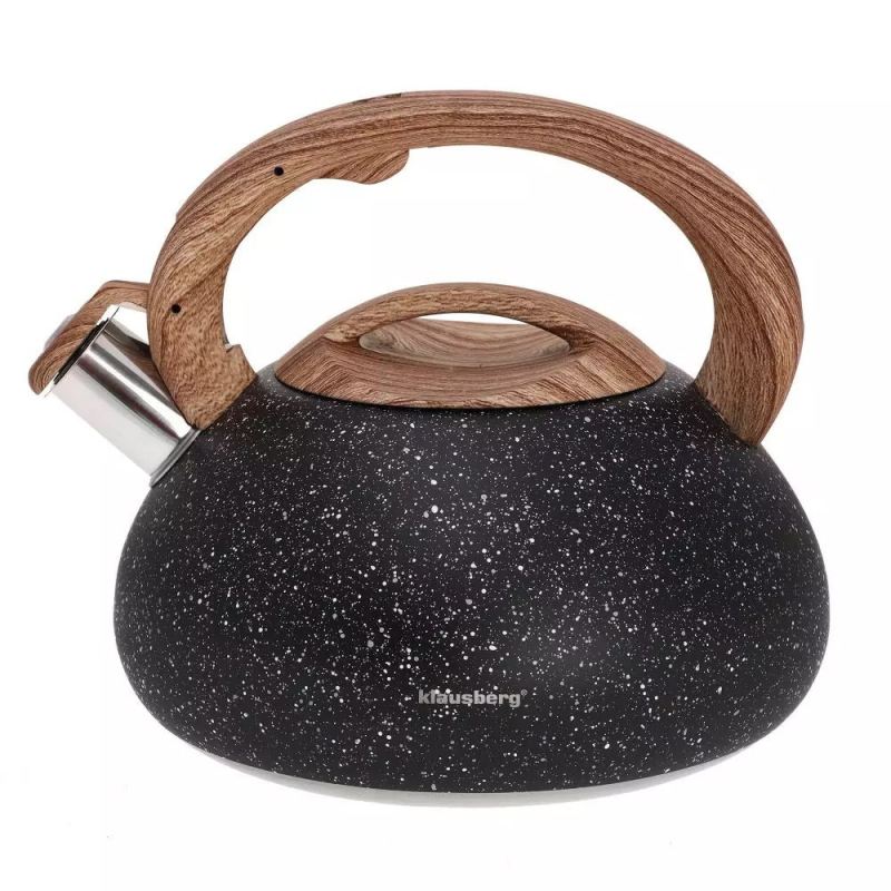 CZAJNIK Z GWIZDKIEM 2,7L KLAUSBERG KB-7282 GRANIT WOOD - obrazek 4