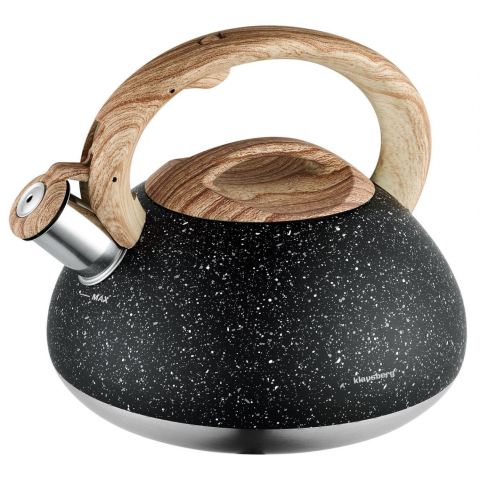 CZAJNIK Z GWIZDKIEM 2,7L KLAUSBERG KB-7282 GRANIT WOOD