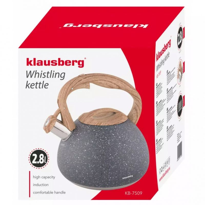 CZAJNIK Z GWIZDKIEM 2,8L KLAUSBERG KB-7509 - obrazek 5