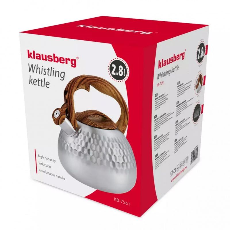 CZAJNIK Z GWIZDKIEM 2,8L KLAUSBERG KB-7561 - obrazek 3