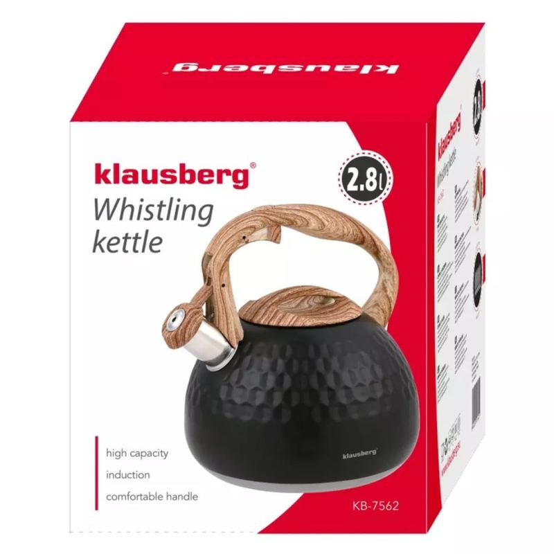 CZAJNIK Z GWIZDKIEM 2,8L KLAUSBERG KB-7562 - obrazek 3