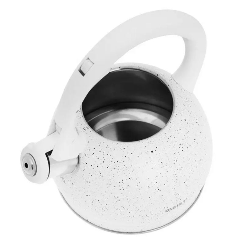 CZAJNIK Z GWIZDKIEM 2L KINGHOFF KH-1404 MARBLE - obrazek 4