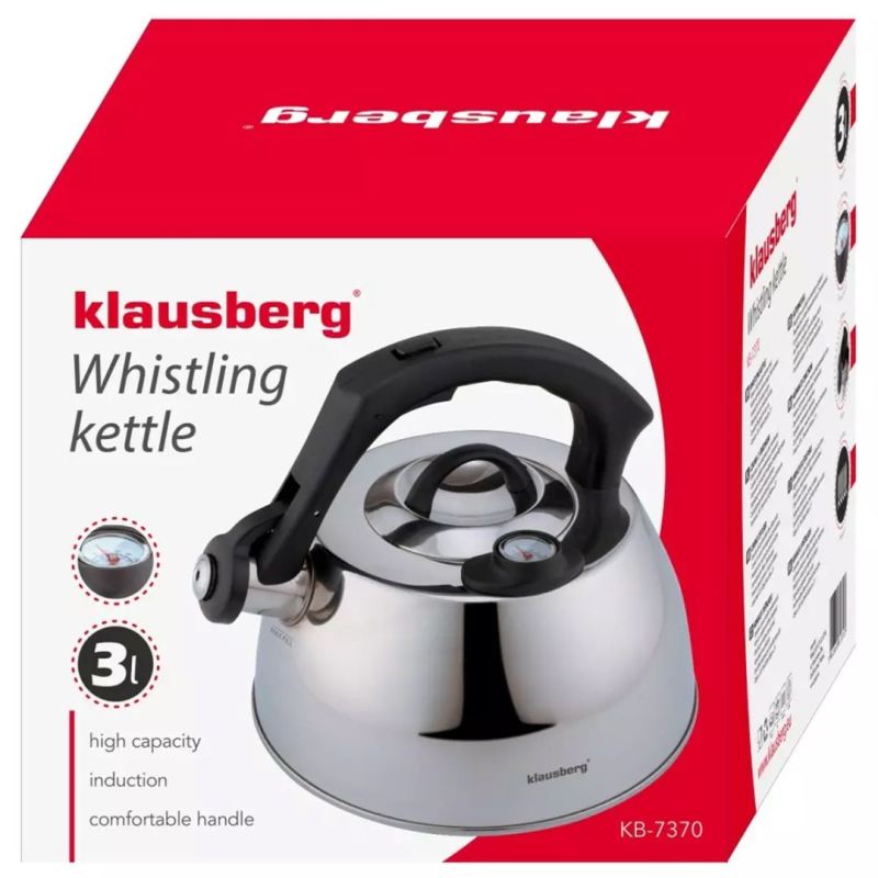 CZAJNIK STALOWY Z TERMOMETREM 3L KLAUSBERG KB-7370 - obrazek 12
