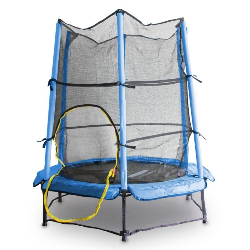 Trampolina dla dzieci 140cm jasnozielona - obrazek 2